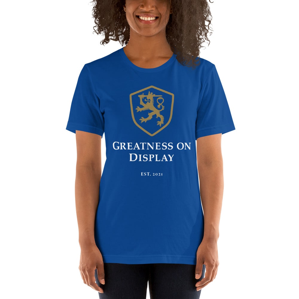 Greatness on Display Women's T-Shirt, Gold Logo