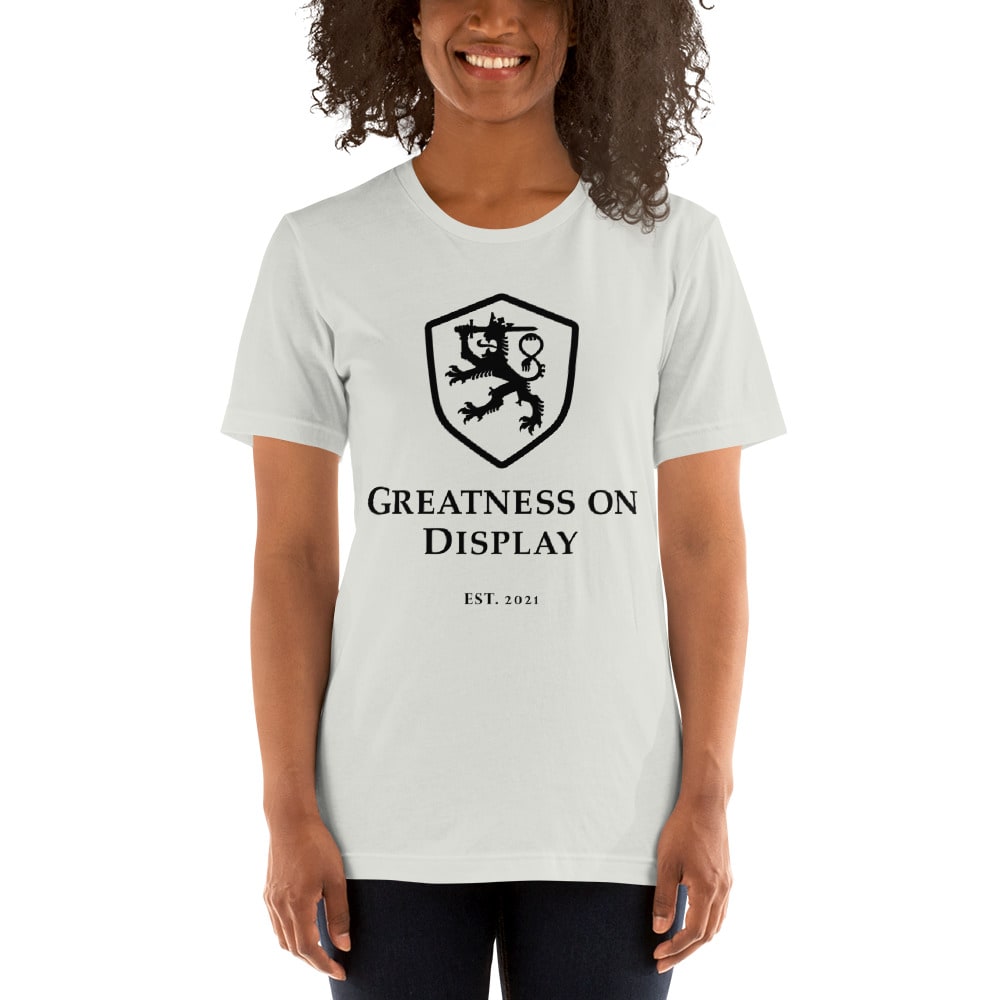 Greatness on Display Women's T-Shirt, Black Logo
