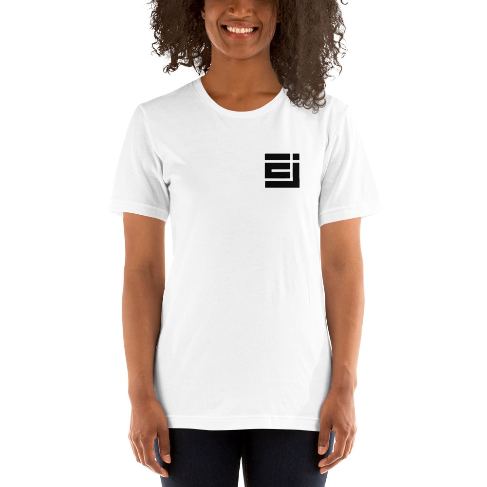Josh Emmett Initials Women's T-shirt, Black Mini Logo