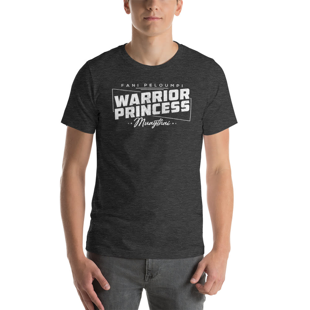 Fani "Warrior Princess" Peloumpi Men's T-Shirt, White Logo