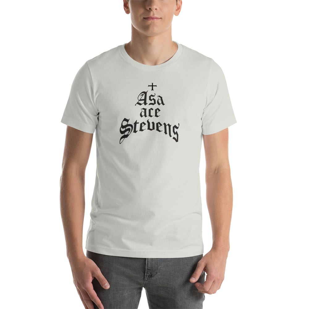 Asa Stevens Men's T-shirt, Black Logo