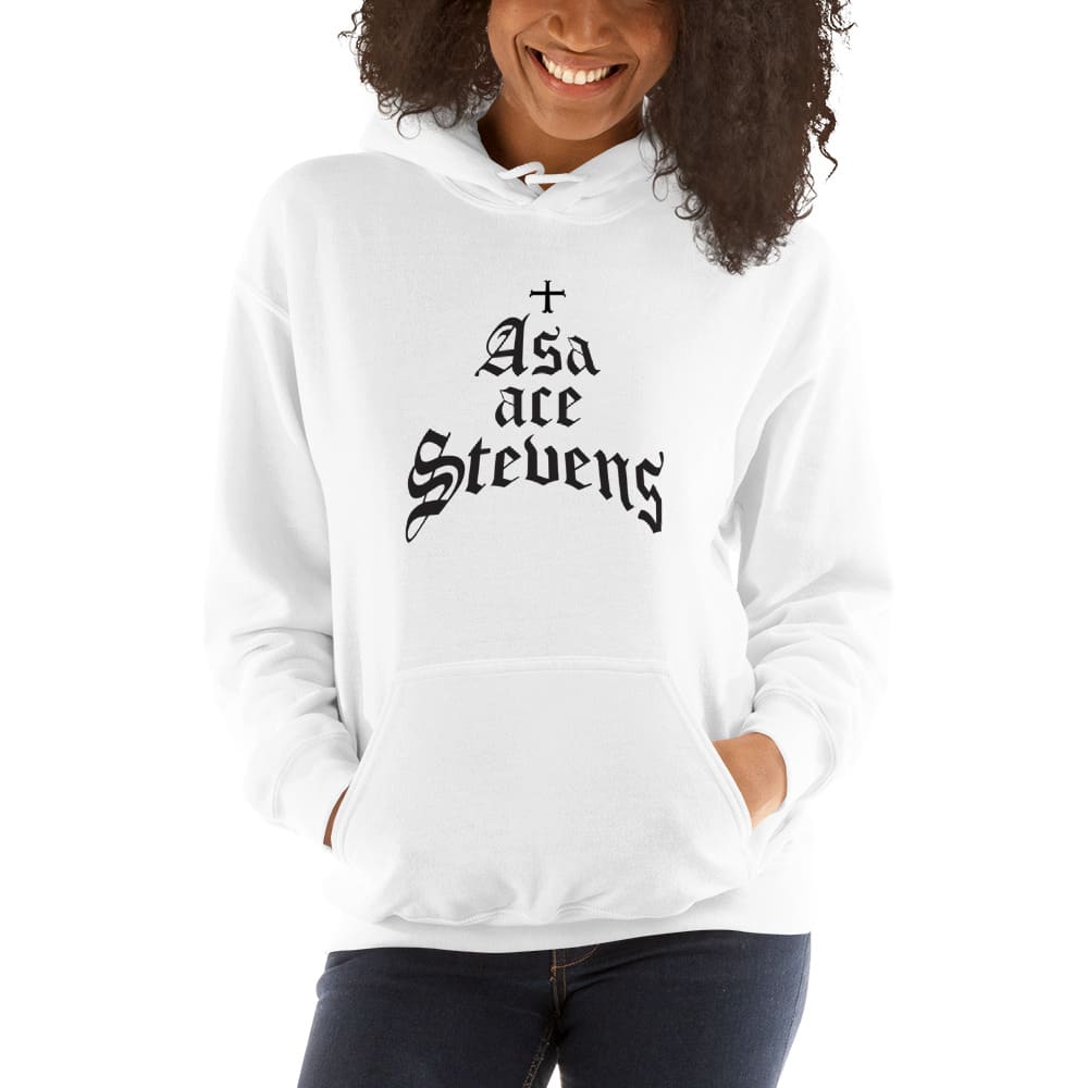Asa Stevens Women's Hoodie, Black Logo