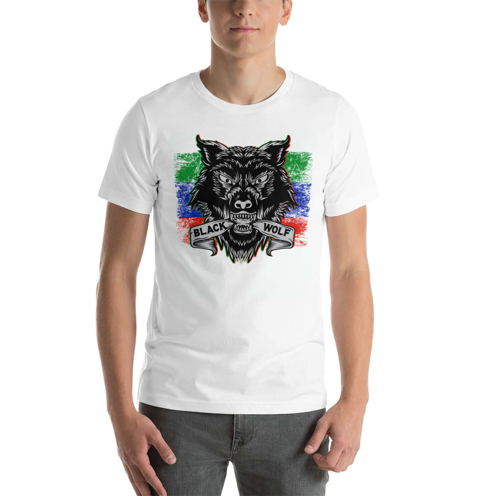 "Black Wolf" by Aliaskhab Khizriev, Men's T-Shirt