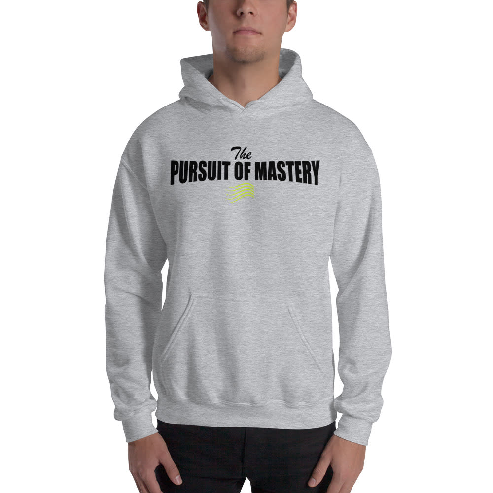 The Pursuit of Mastery by Peggy Maerz Hoodie, Black Logo