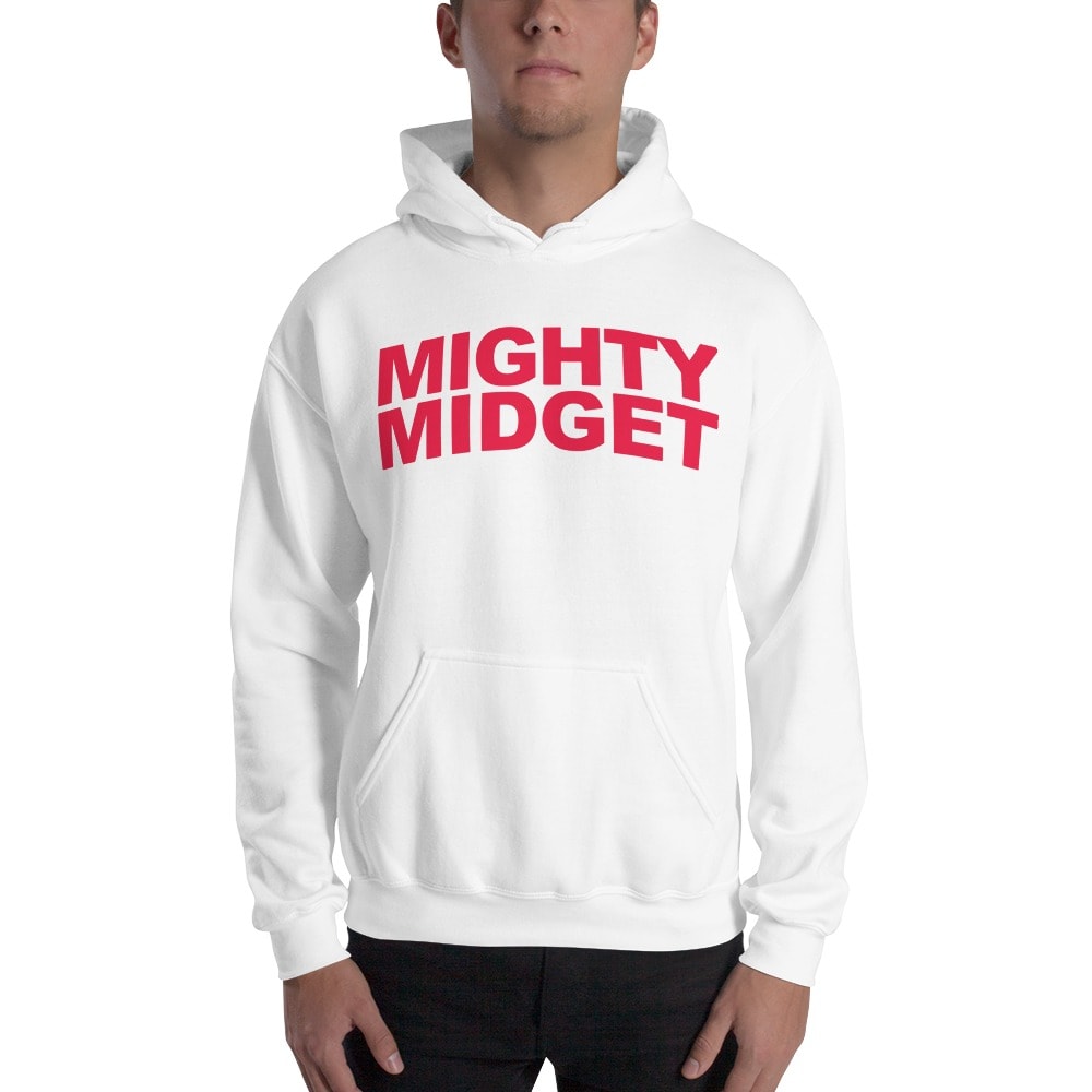 Mighty Midget by Tramaine Williams Men's Hoodie, Red Logo