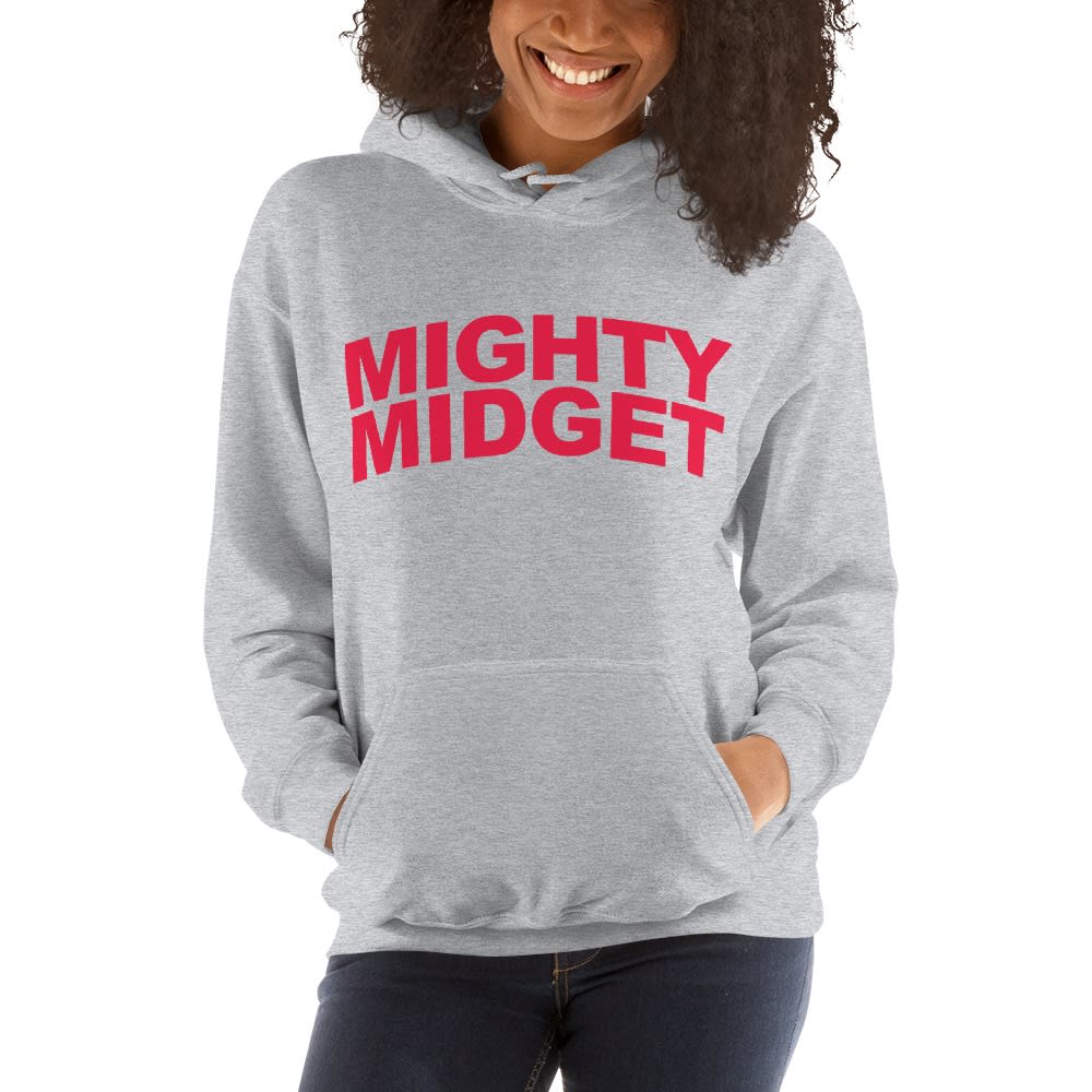 Mighty Midget by Tramaine Williams Women's Hoodie, Red Logo