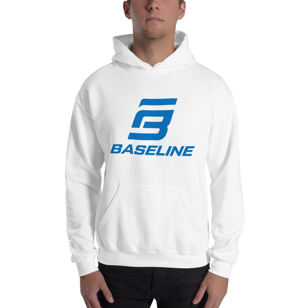 Baseline Sports V#2 Hoodie, Blue Logo