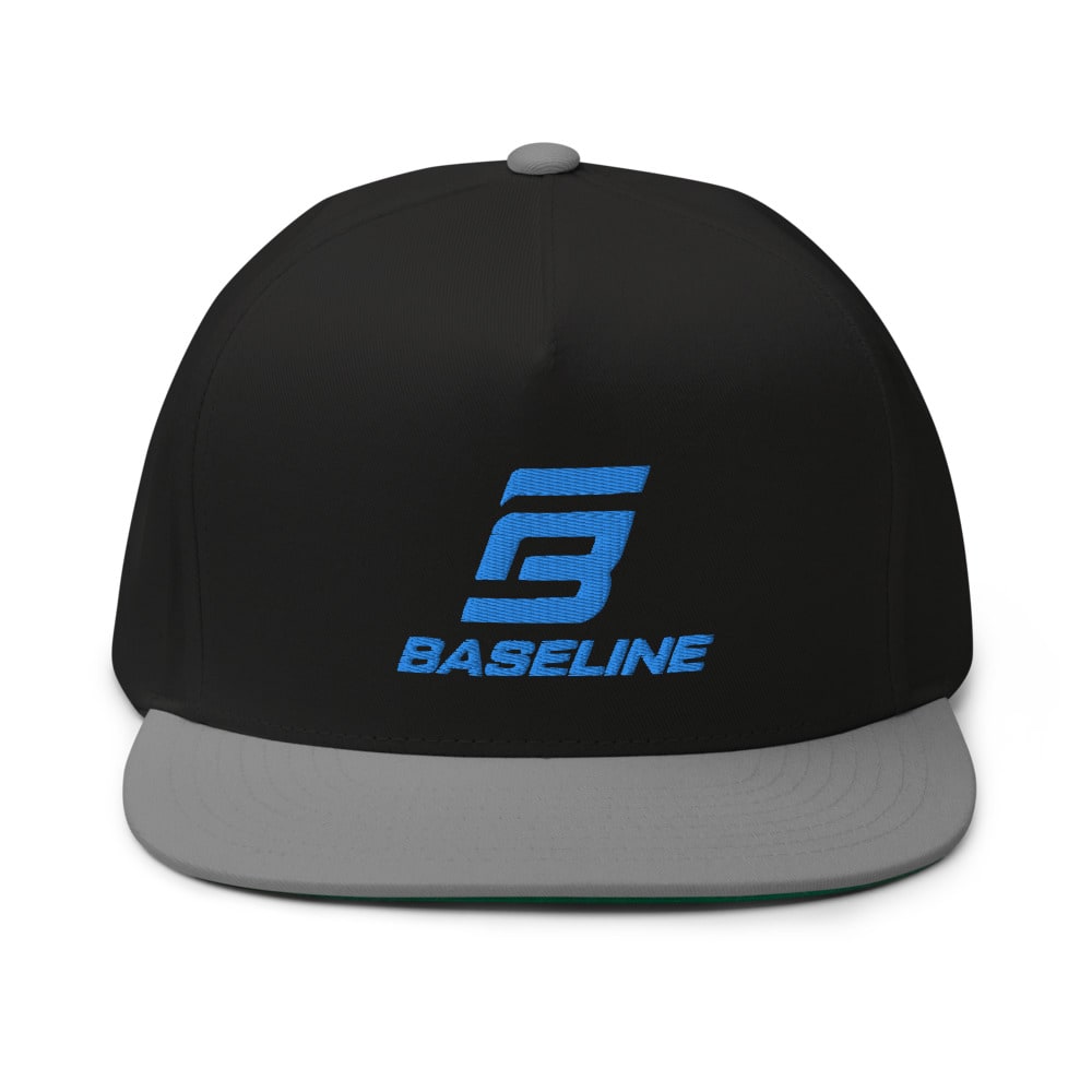 Baseline Sports V#2 Hat, Blue Logo
