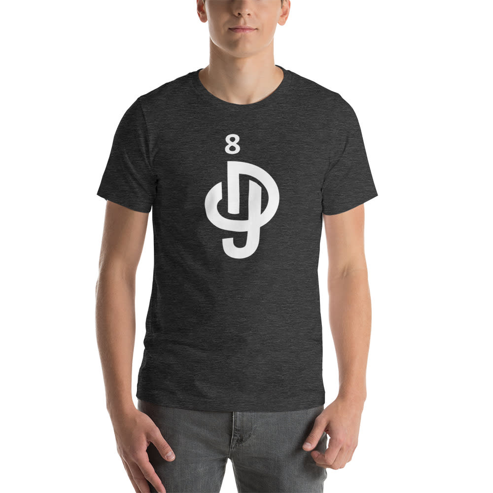  DJ8 by DJ Ivey Men's T-Shirt, White Logo