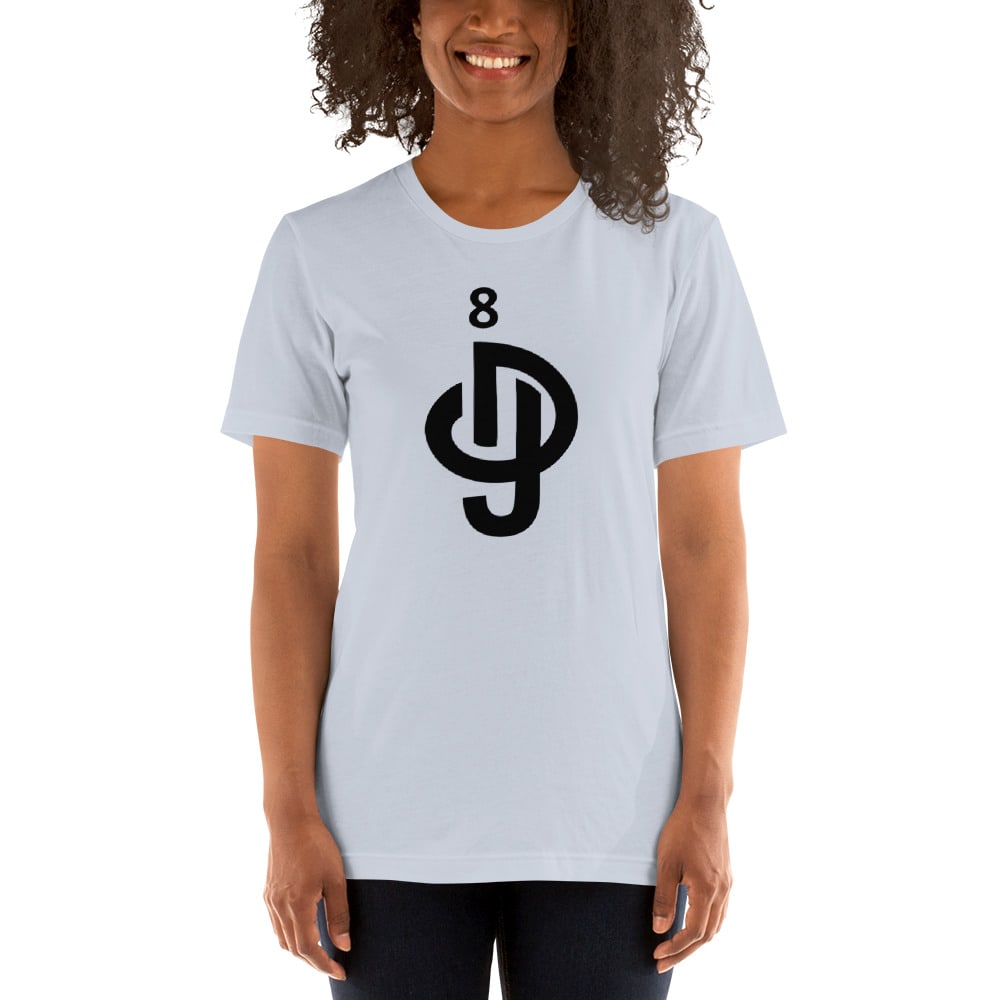 DJ8 by DJ Ivey Women's T-Shirt, Black Logo