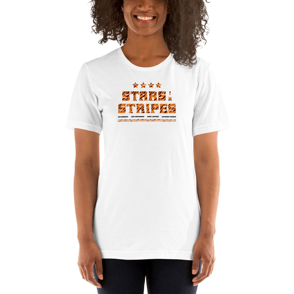 "Stars in Stripes" Podcast, Women's T-Shirt [White]