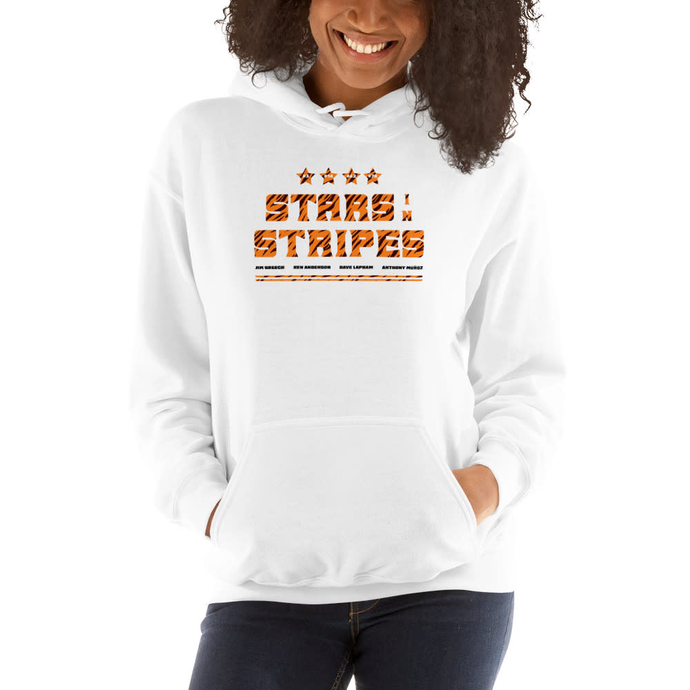 "Stars in Stripes" Podcast, Women's Hoodie [White]