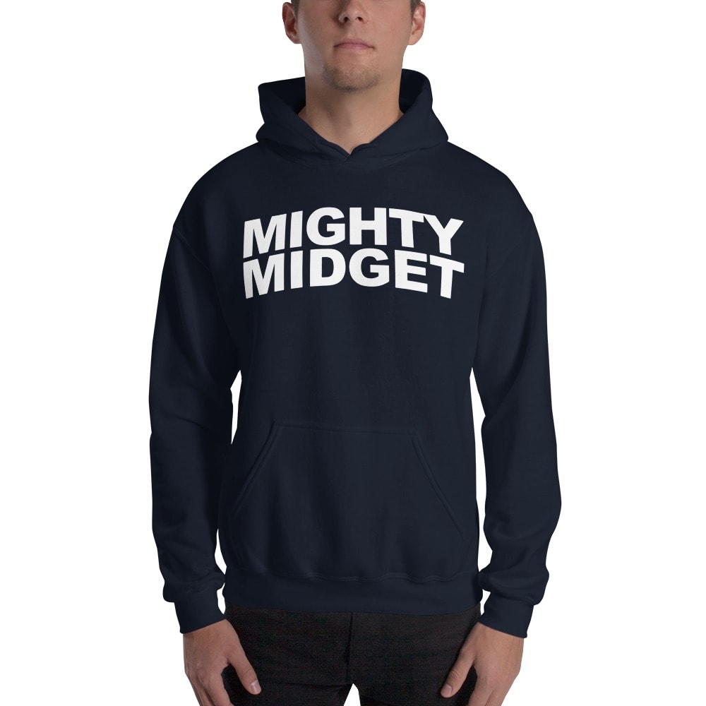 Mighty Midget by Tramaine Williams Men's Hoodie, White Logo