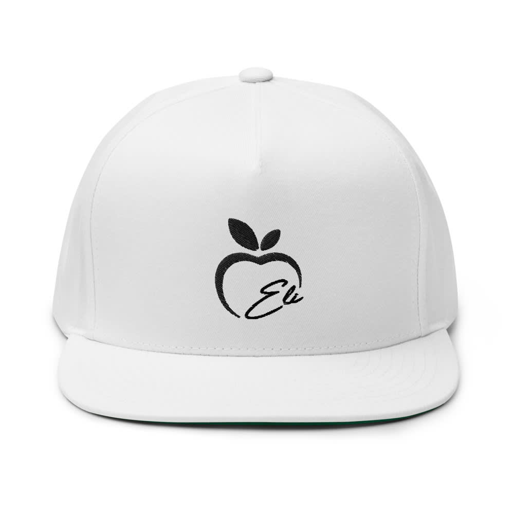  Eli Apple Hat, Black Logo  