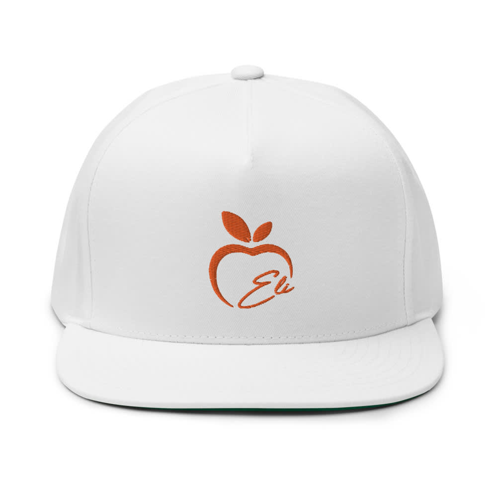 Eli Apple Hat, Orange Logo 