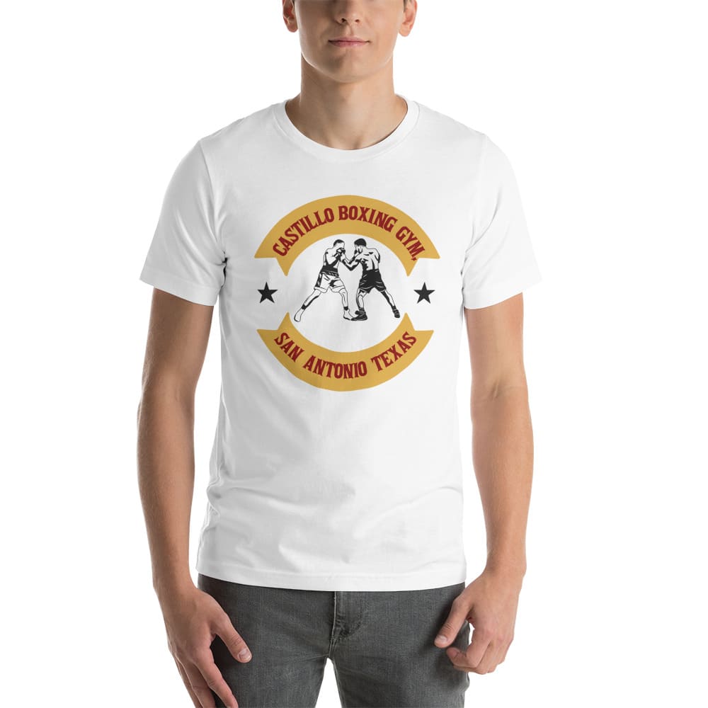 "San Antonio Texas" by Castillo Boxing Gym Shirt, Dark Logo