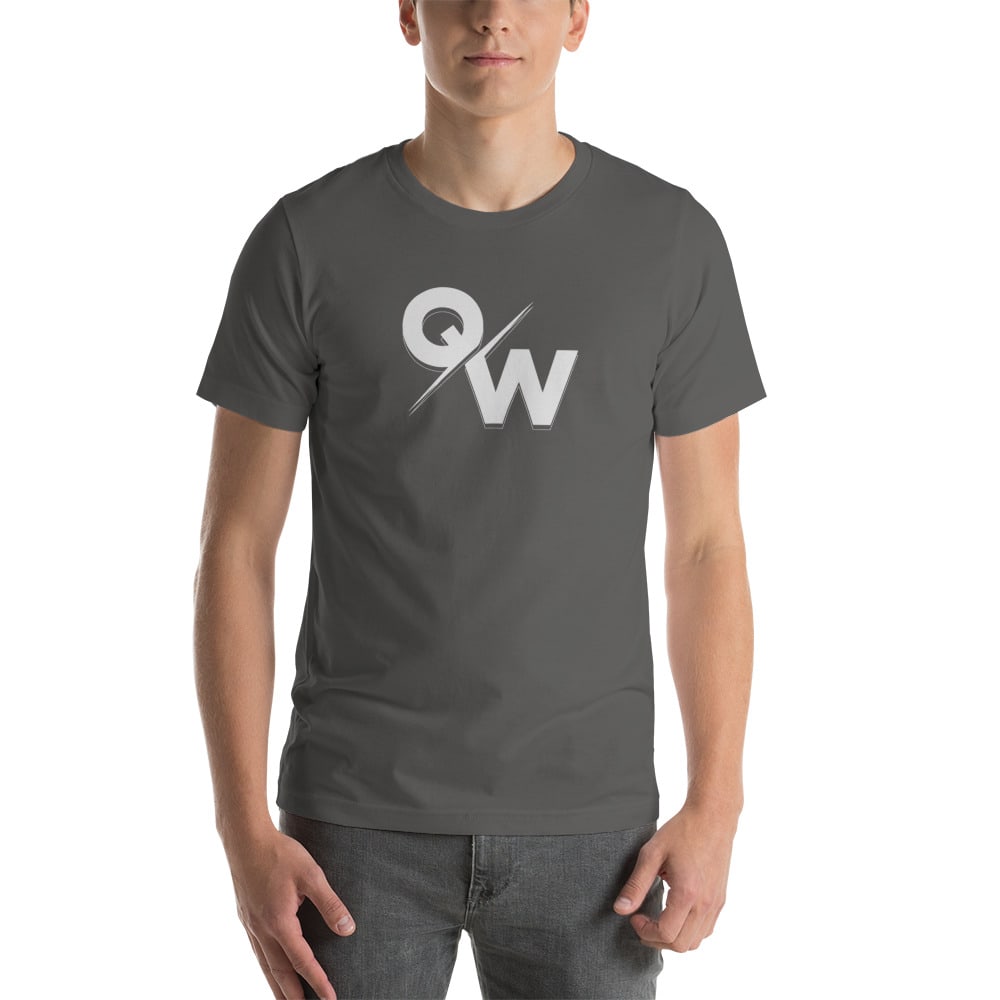 "QW" by Quincey Williams Men's Shirt, White Logo