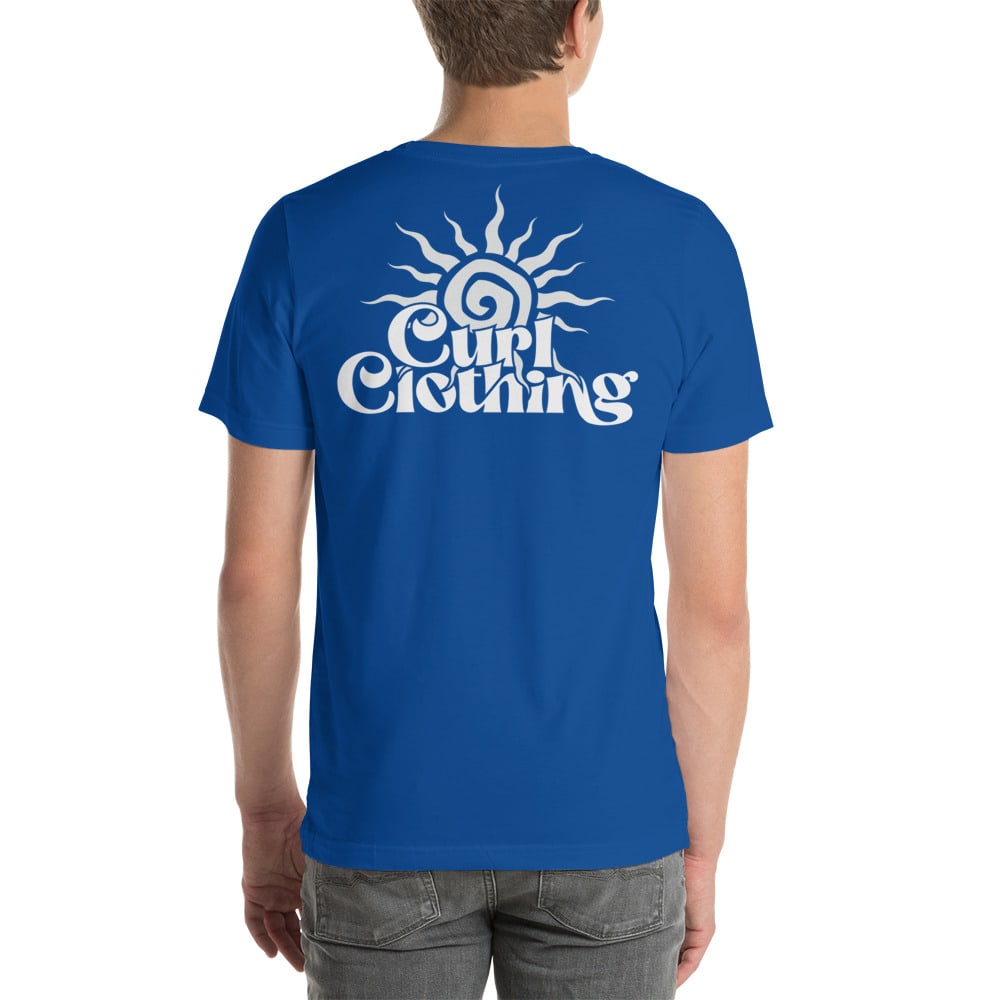 "Curl Clothing Sun" by Ryan Faulks Shirt, White Logo