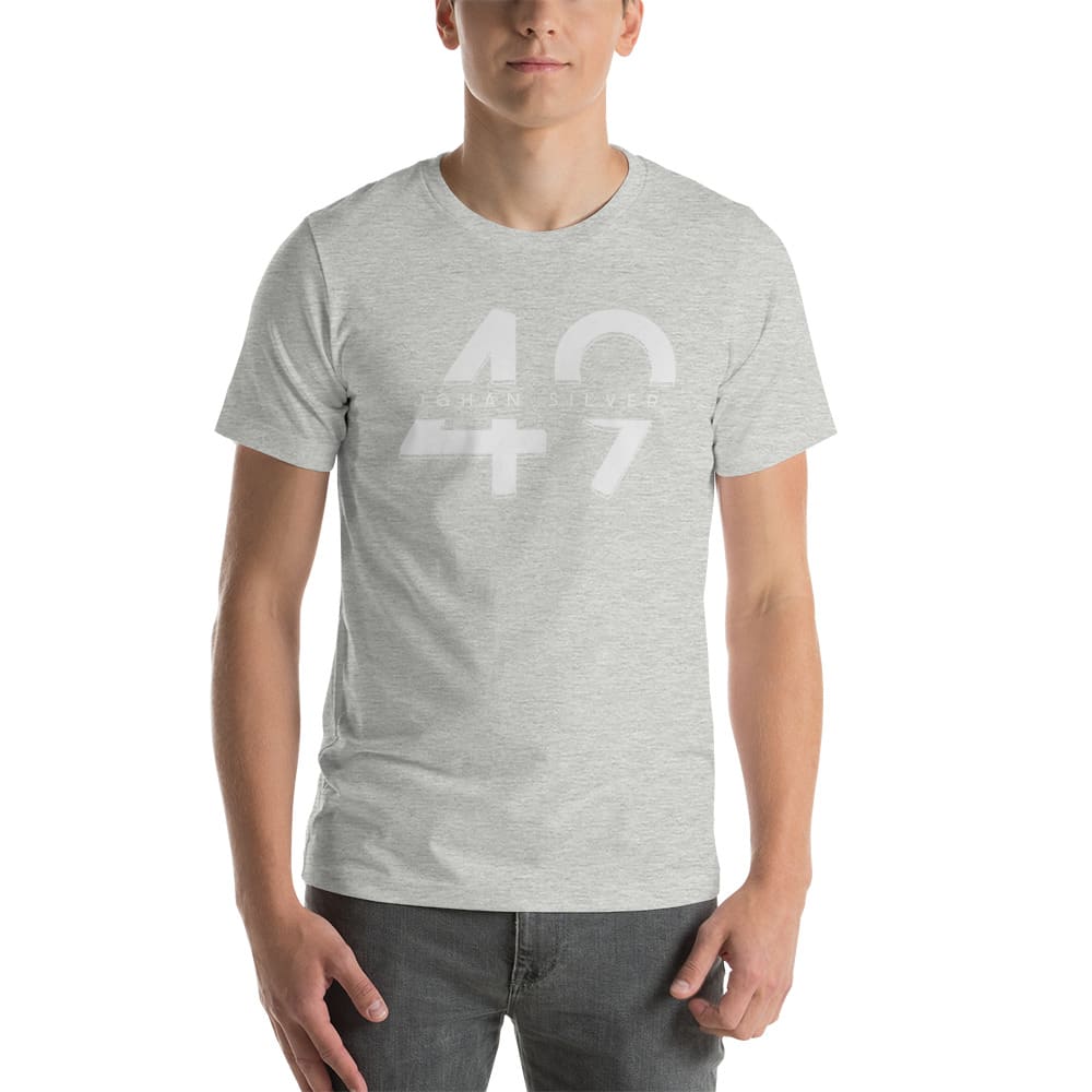 "49" by Johan Silver Men's Shirt, Light Logo