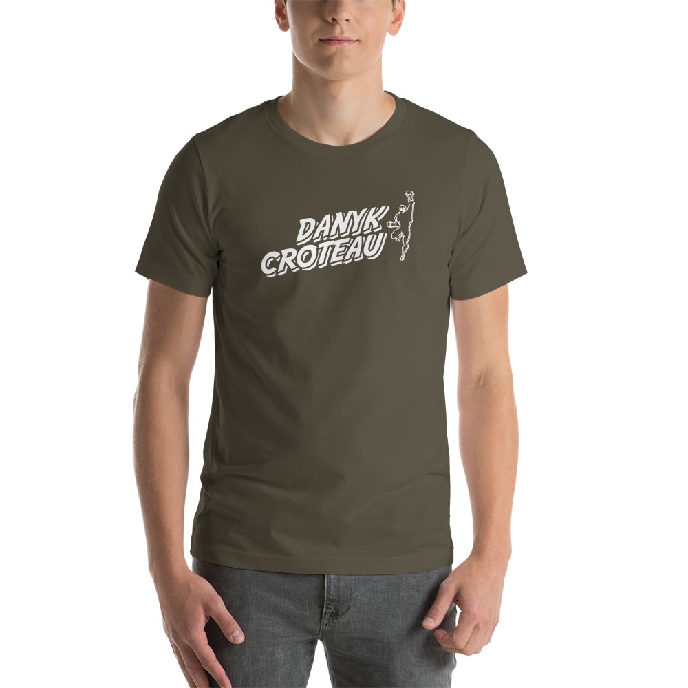 Danyk Croteau Men's T-shirt, White Logo