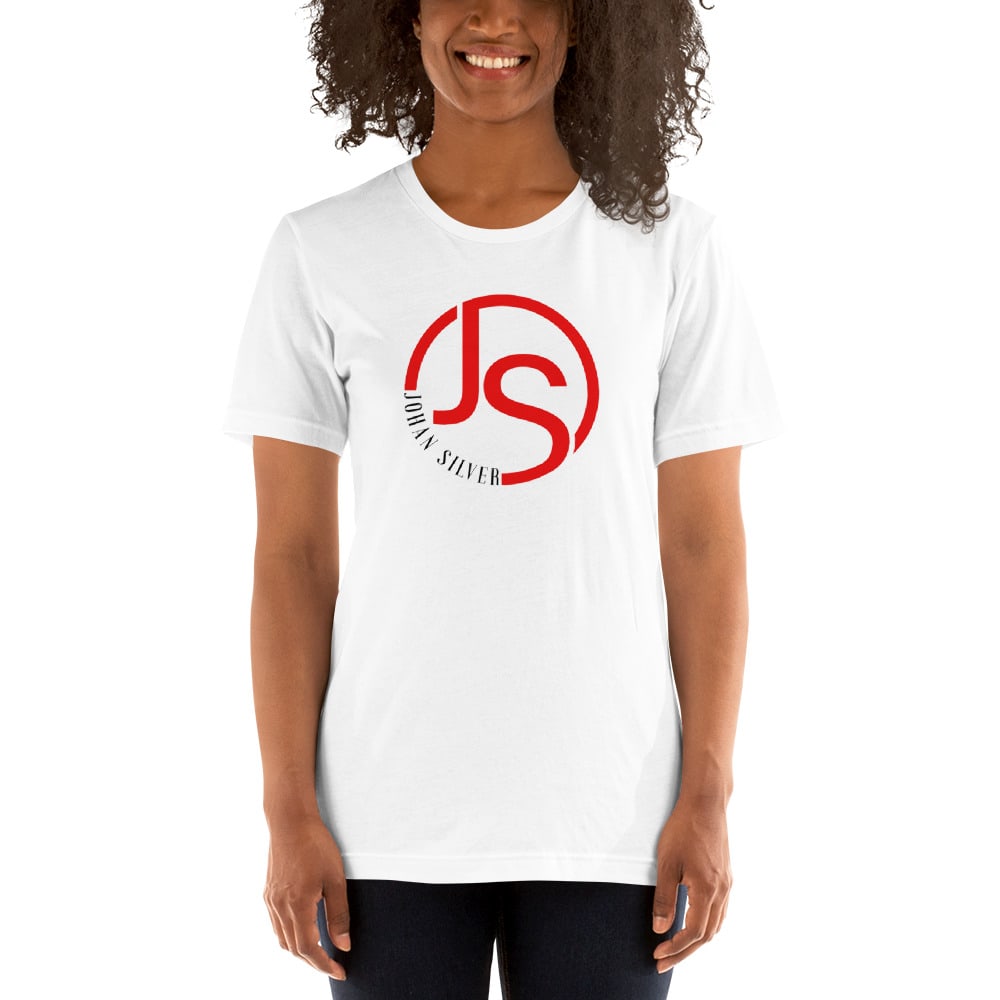 "JS" by Johan Silver Men's Shirt, Dark Logo