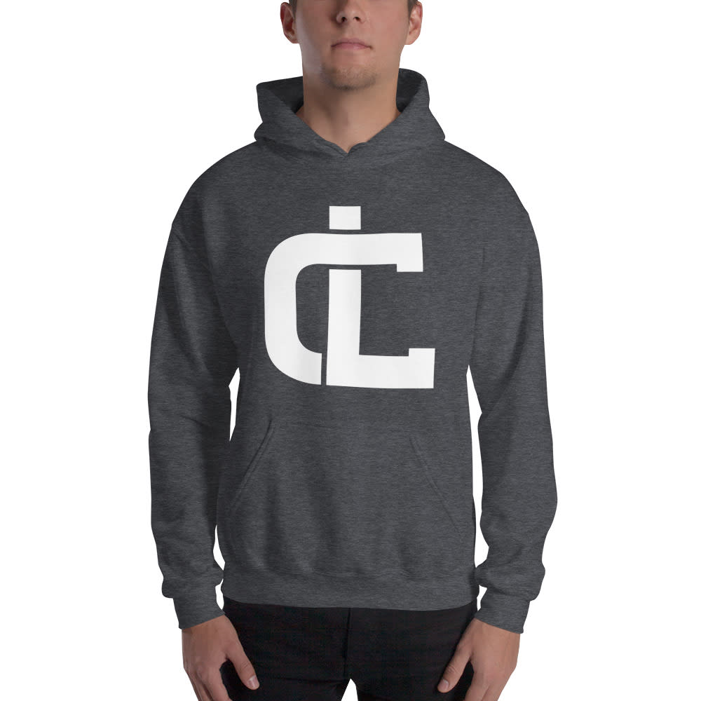 "LC" by Levert Carr Men's Hoodie, White Logo