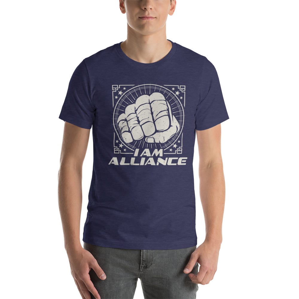 Alliance Fist Men’s T-Shirt, Ash Logo