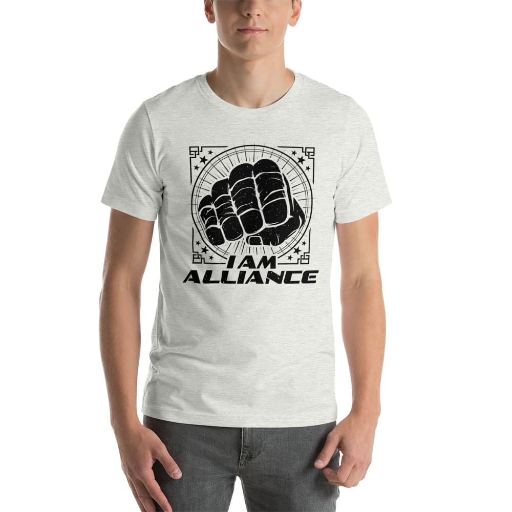 Alliance Fist Men’s T-Shirt, Black Logo