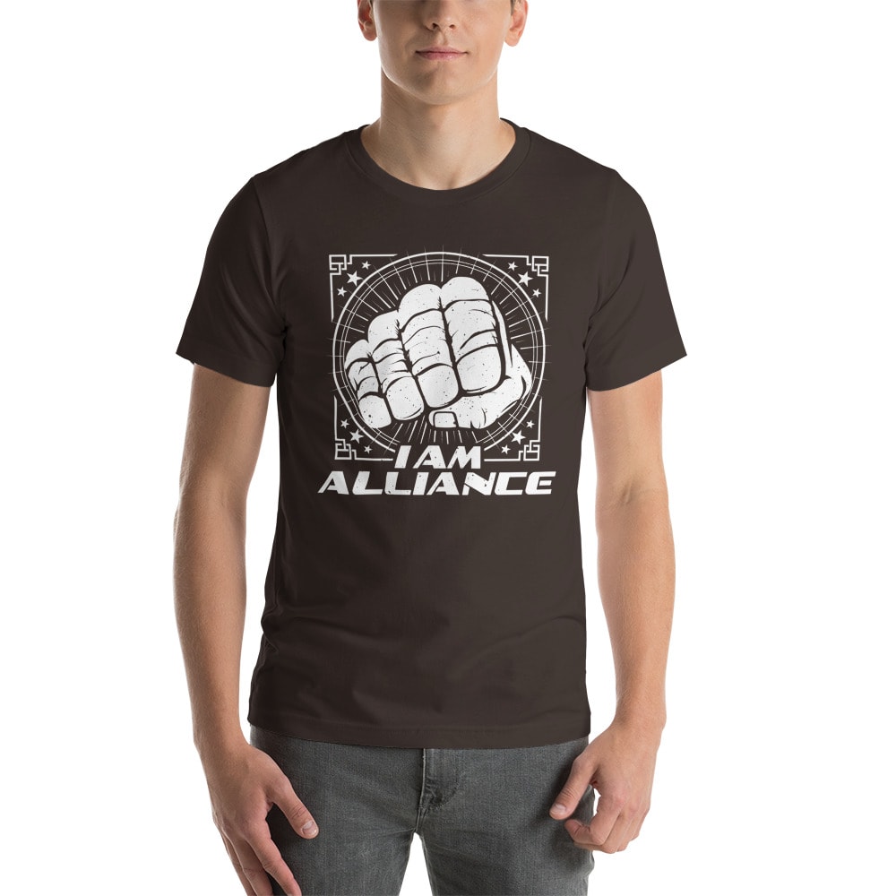Alliance Fist Men’s T-Shirt, White Logo