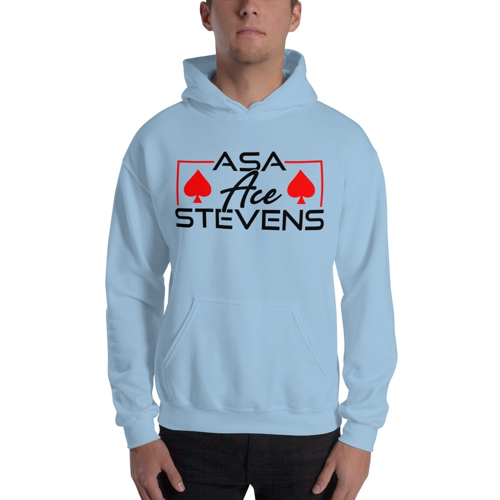 Asa "Ace" Stevens, Hoodie, Black Logo