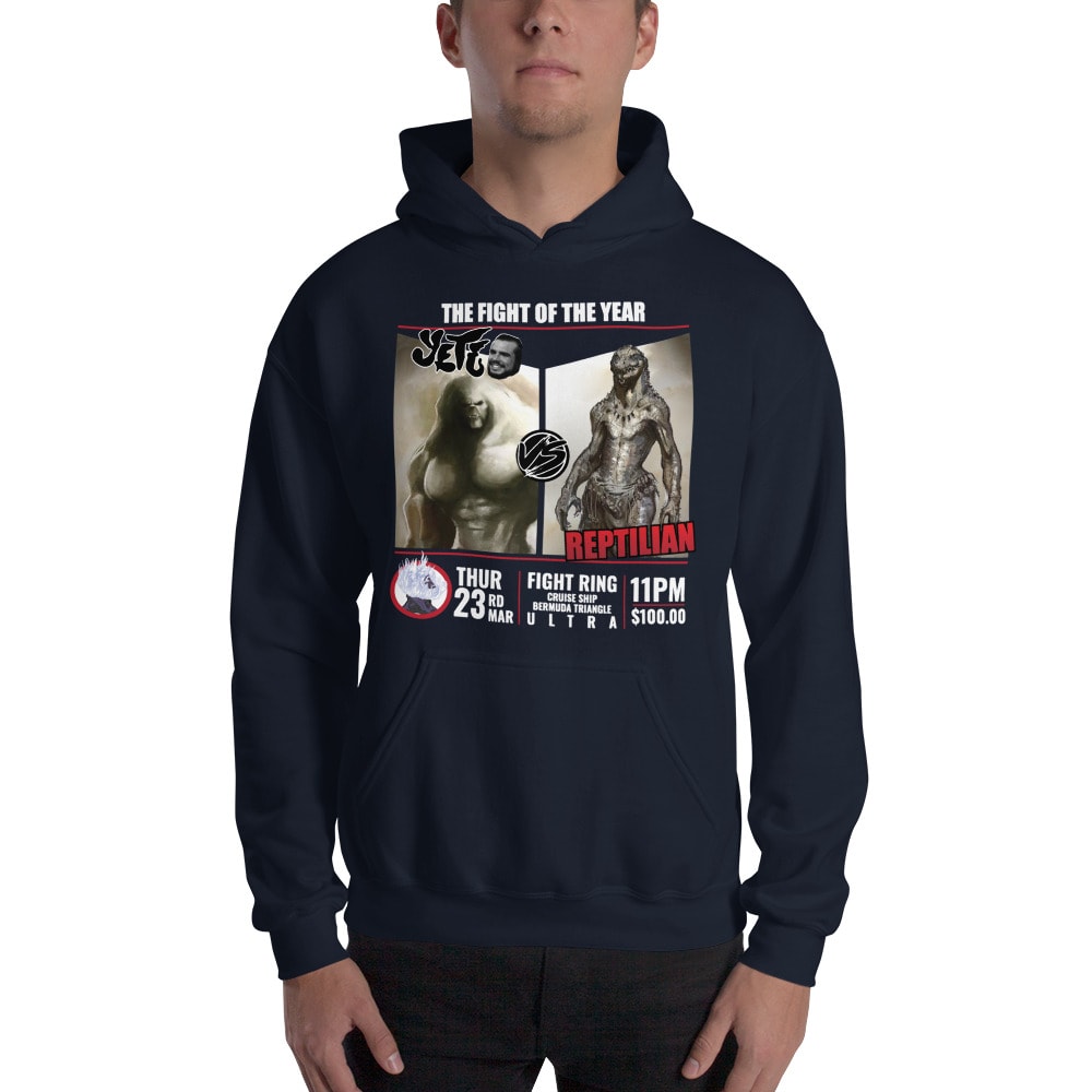 The Fight of the Year Joshua Bredl Hoodie, White Logo