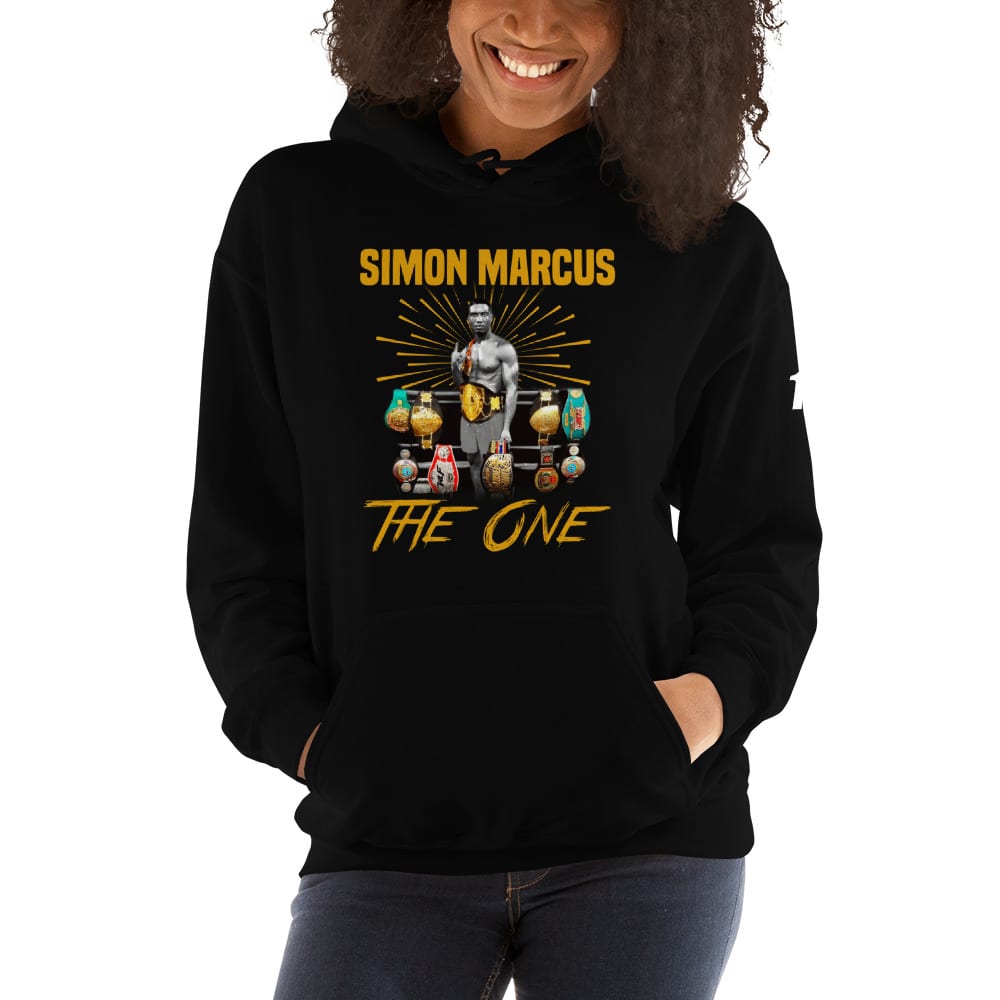  LIMITED EDITION "The One" Simon Marcus Women's Hoodie, White Logo