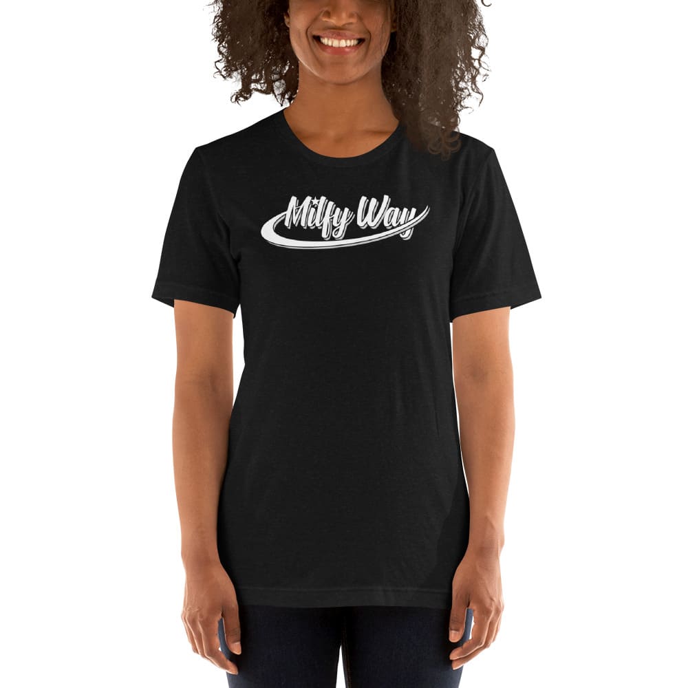 Milfy Way Mickie James T-Shirt, White Logo