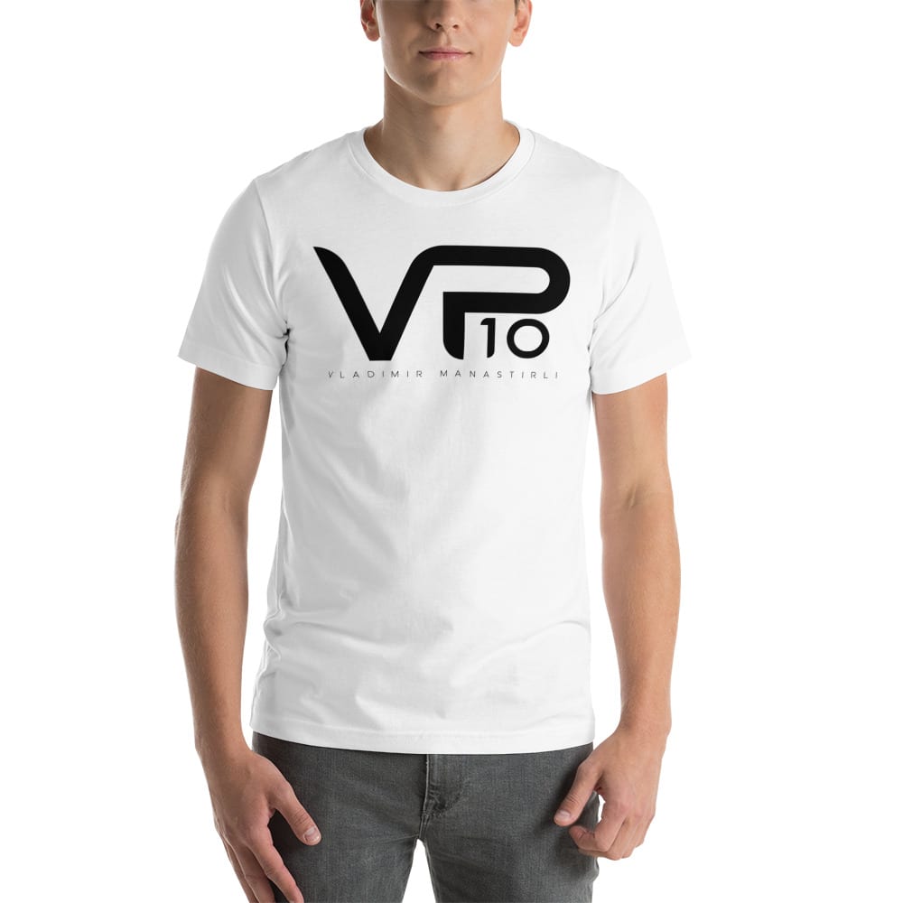  VP10 Vladimir Manastirl Men's T-Shirt, Black Logo