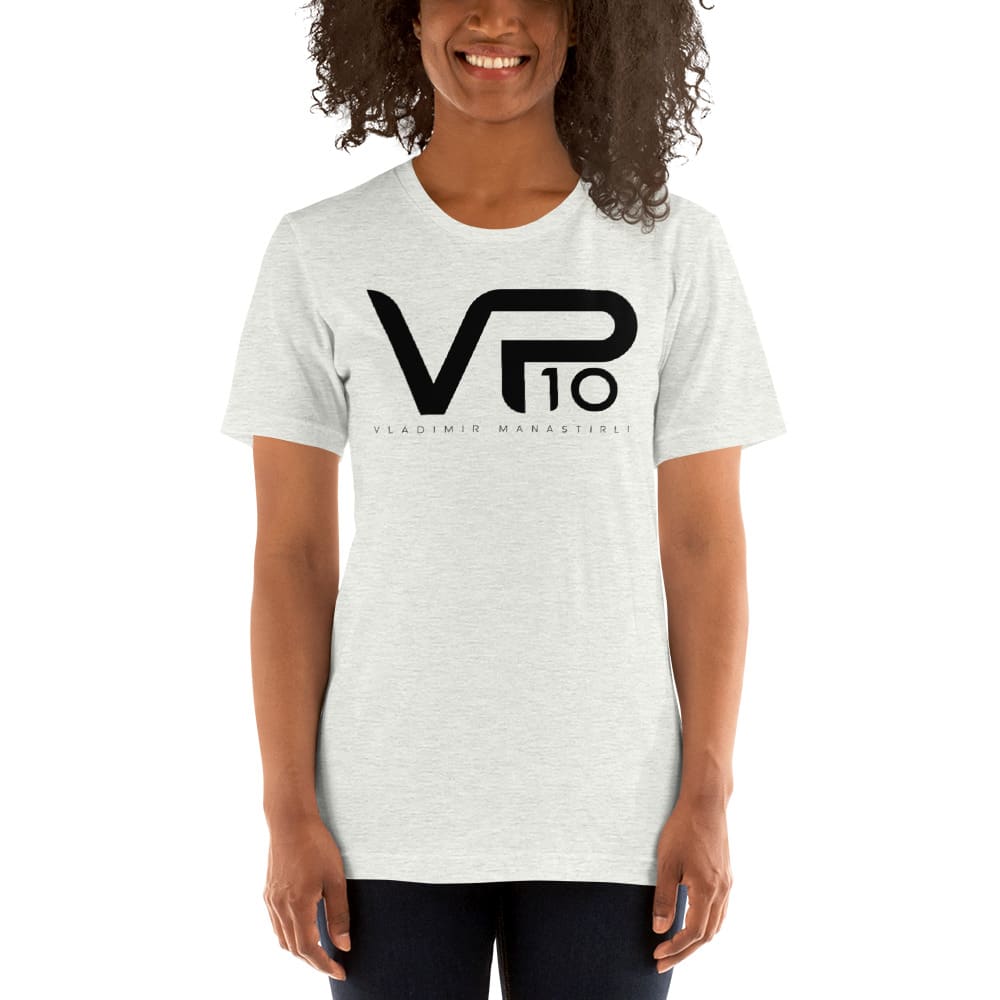 VP10 Vladimir Manastirl Women's T-Shirt, Black Logo