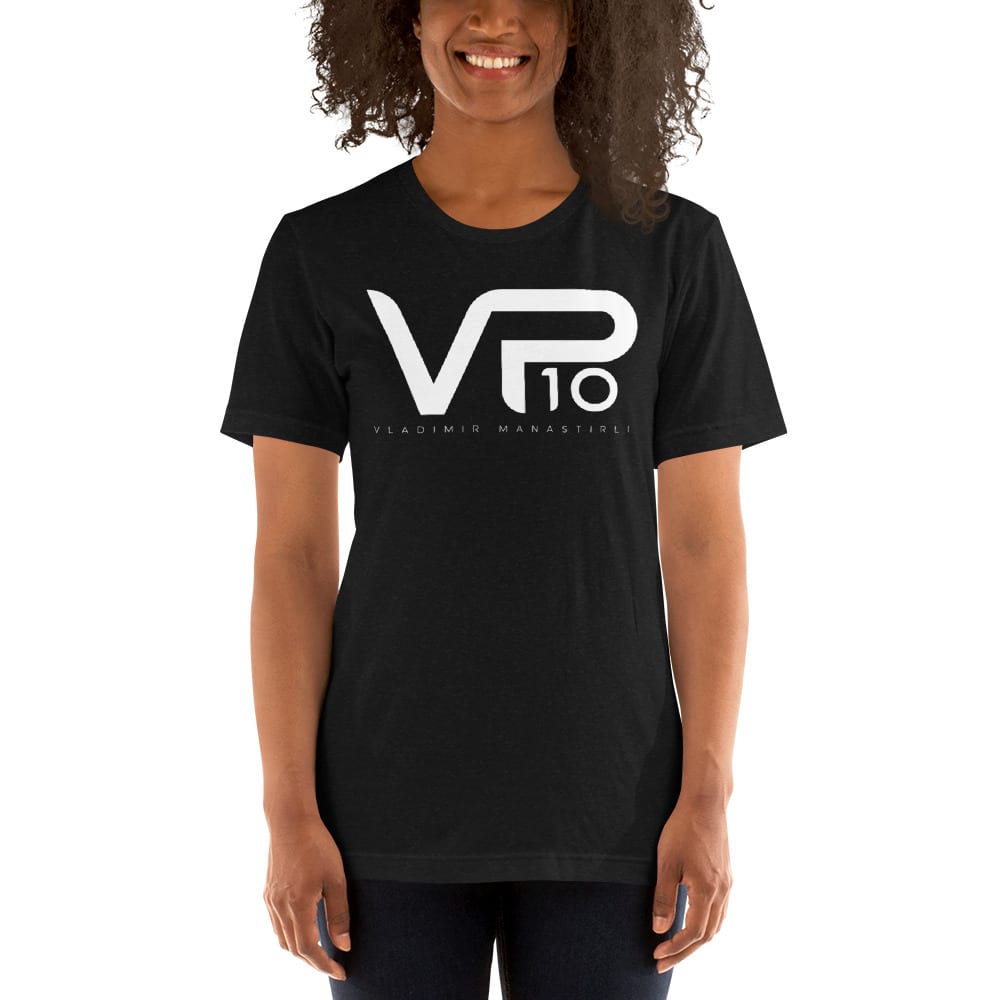VP10 Vladimir Manastirl Women's T-Shirt, White Logo