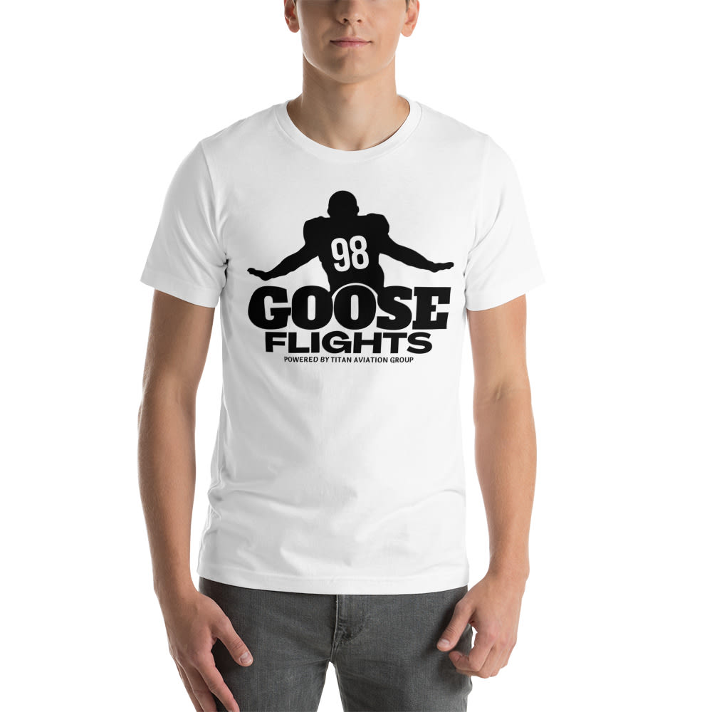 Goose Flights NFL Alumni Baltimore T-Shirt, Black Logo