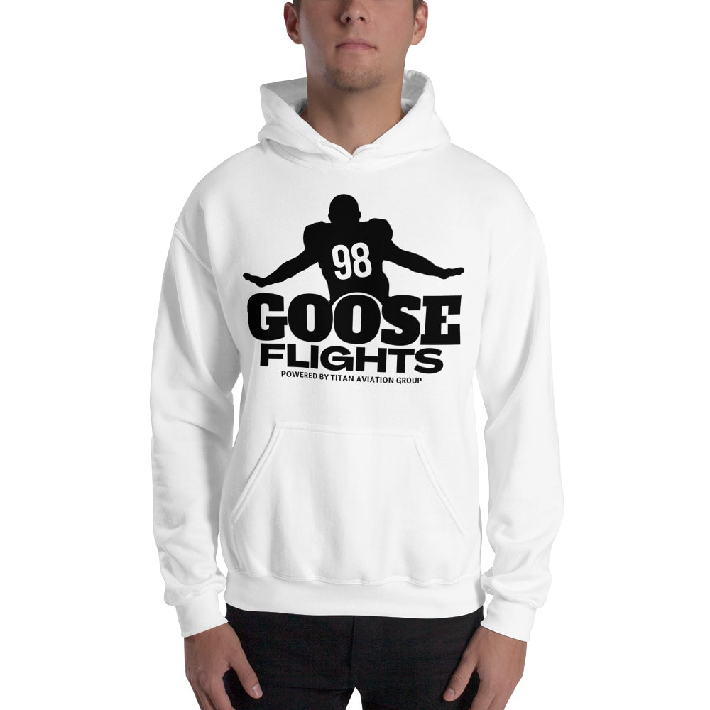Goose Flights NFL Alumni Baltimore Hoodie, Black Logo