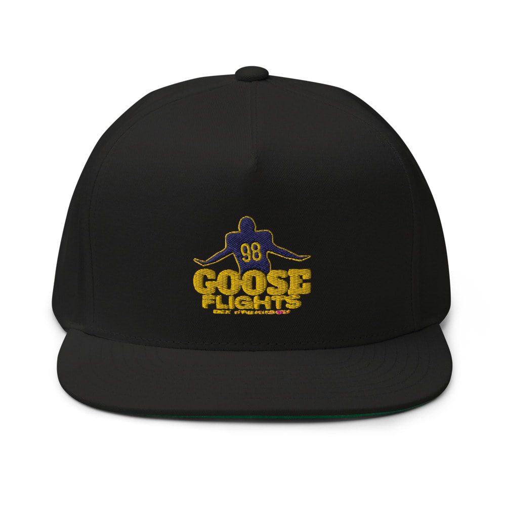 Goose Flights NFL Alumni Baltimore Hat, Gold and Navy Logo