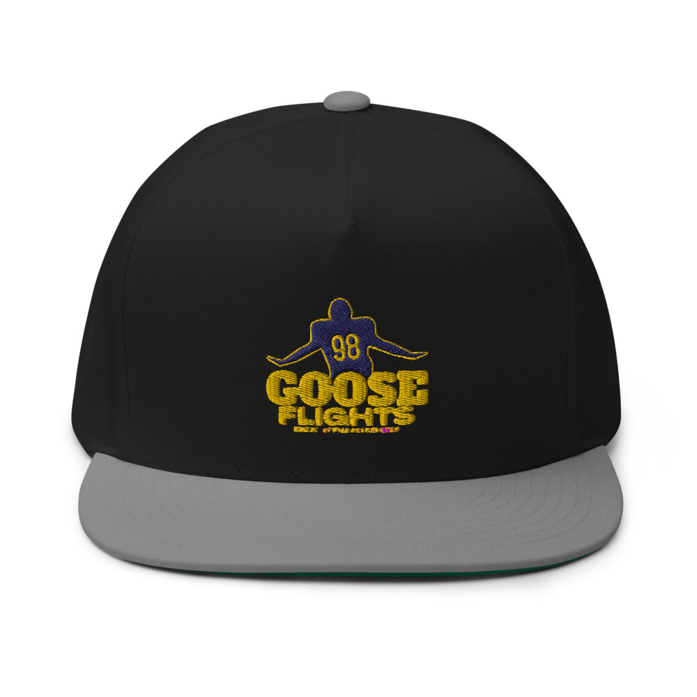 Goose Flights NFL Alumni Baltimore Hat, Gold and Navy Logo