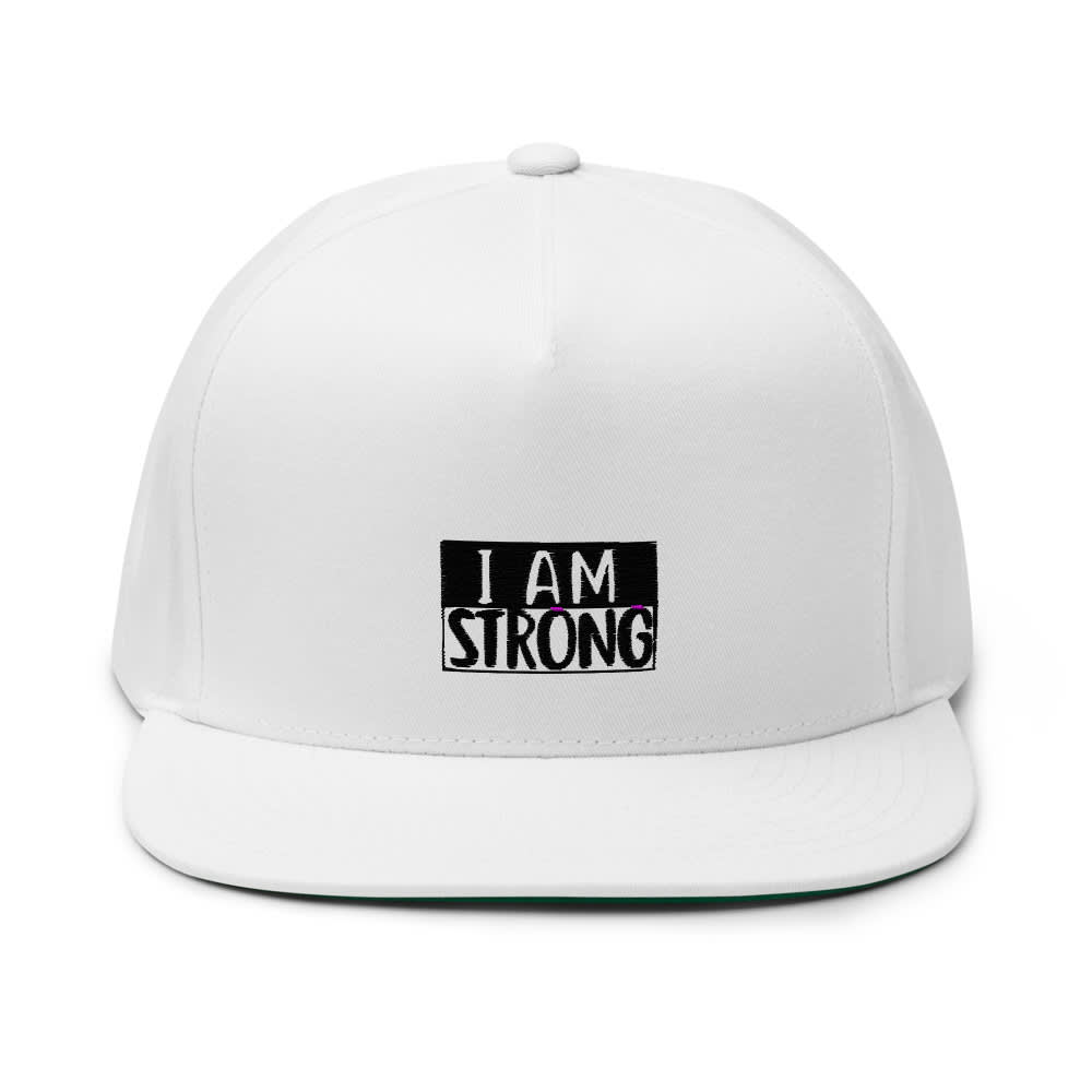 "I Am Strong" by Deanay Watson Hat, Black Logo