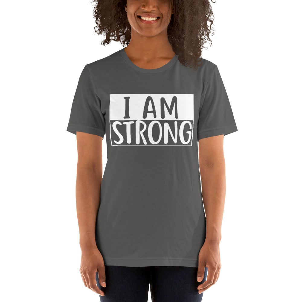 "I Am Strong" by Deanay Watson Women's Shirt, White Logo