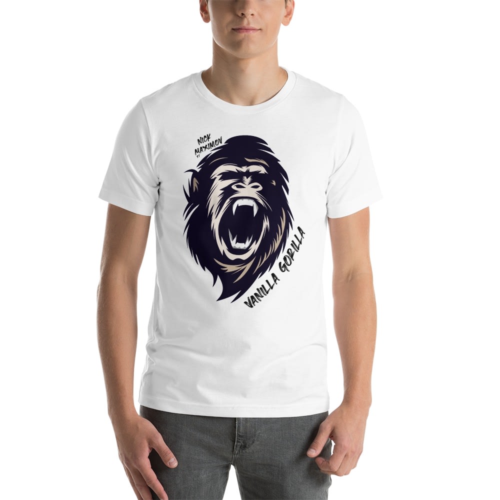 Nicholas "The Vanilla Gorilla" Maximov T-Shirt, Black Logo