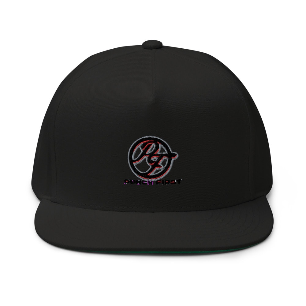 "Punch First" by Greg Foster Hat, Black Logo