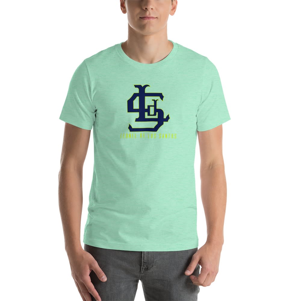  Leonel De Los Santos Men's T-shirt, Blue Logo