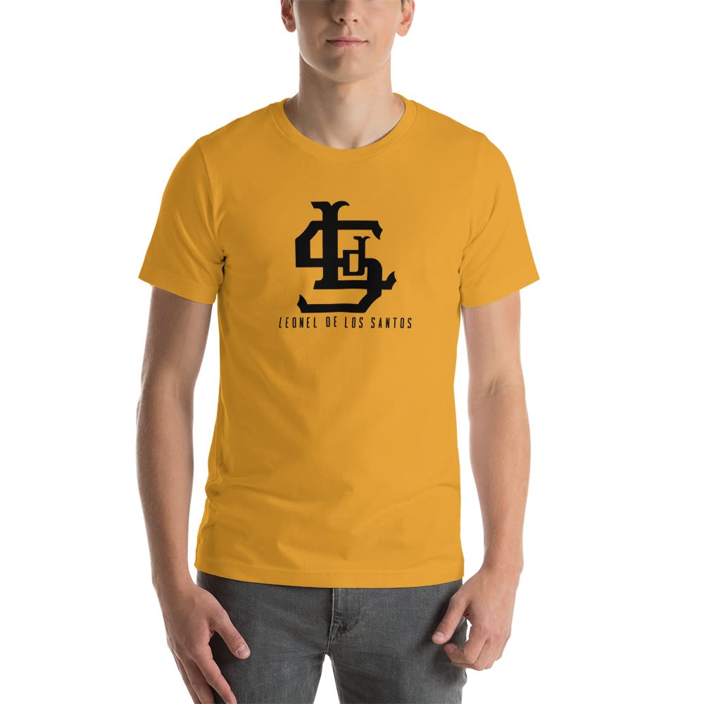  Leonel De Los Santos Men's T-shirt, Black Logo