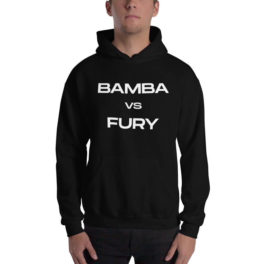 Bamba VS Fury by Paul Bamba Hoodie, White Logo