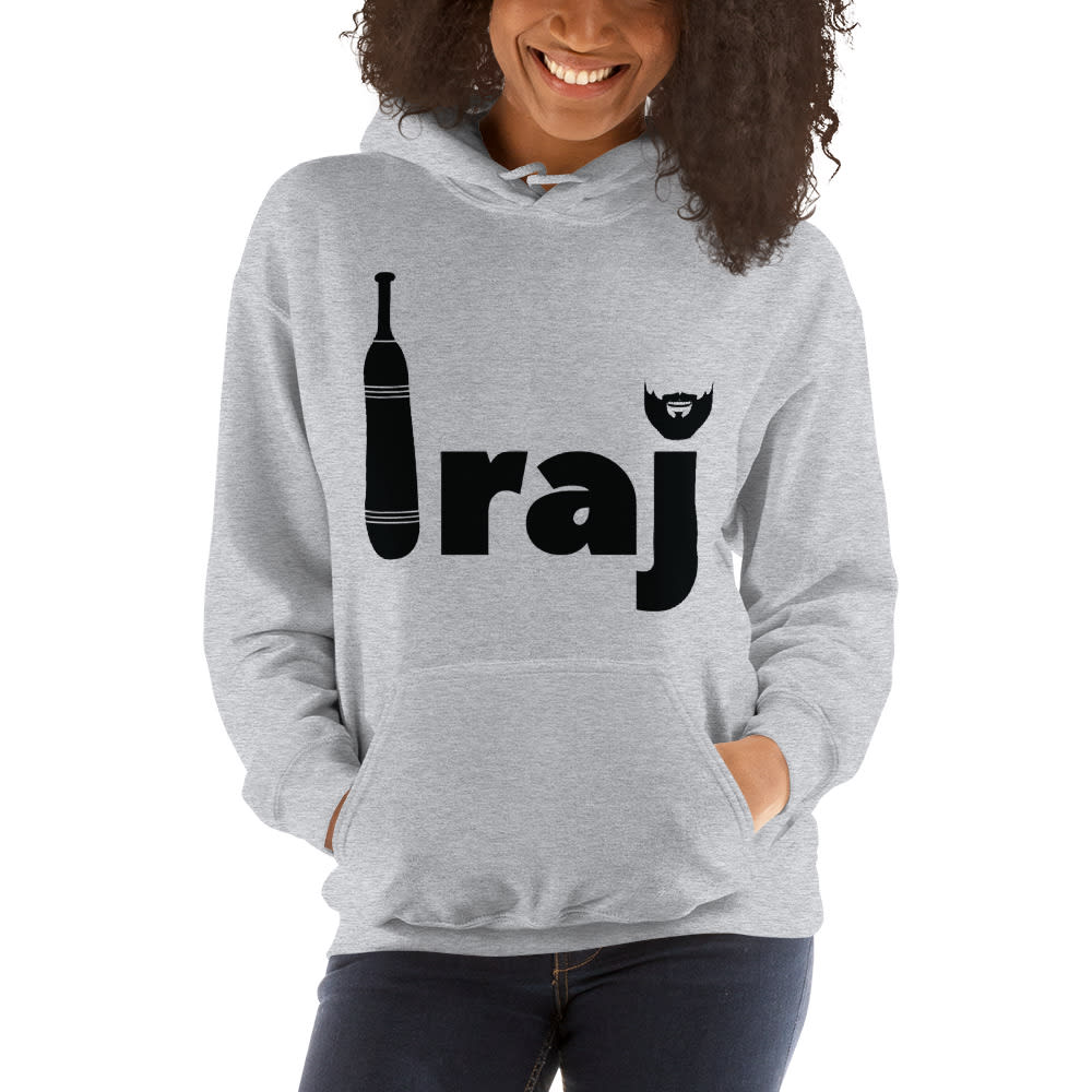 "Iraj" by Iraj Azizpour Women's Hoodie, Black Logo