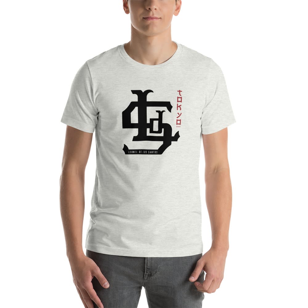 Leonel De Los Santos Limited Edition Tokyo Men's T-shirt, Black Logo