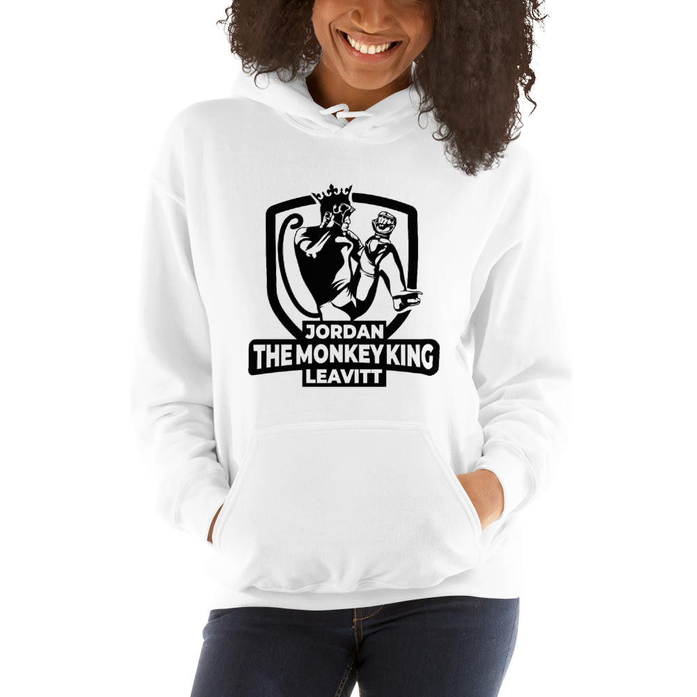 The Monkey King by Jordan Leavitt Women’s Hoodie, Black Logo